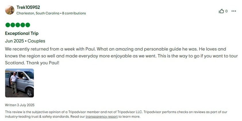 Trip Advisor Review 2025