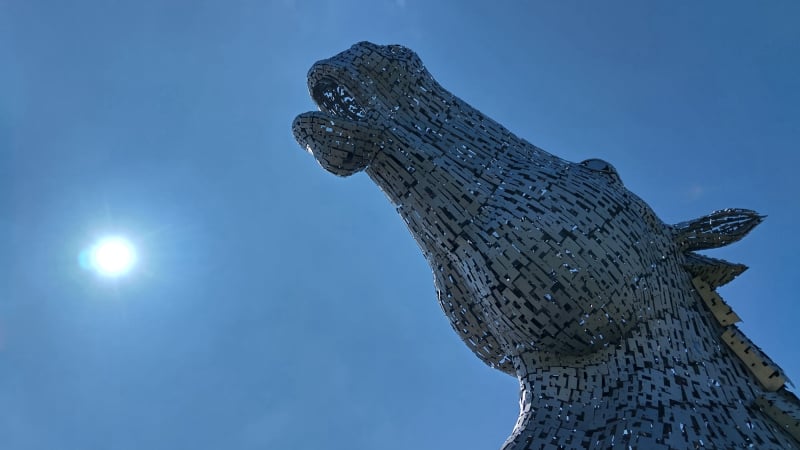 At the Kelpies - May 2025