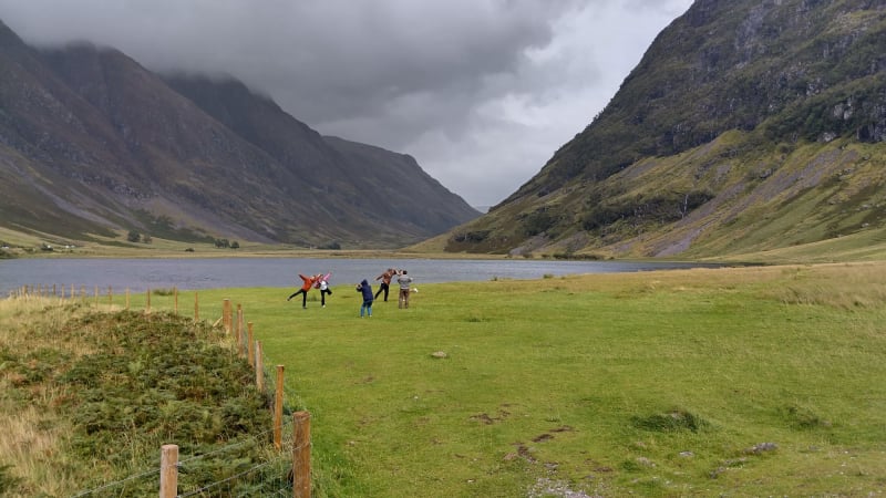 Our group having fun in the Highlands - Aug 2025